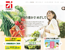 Tablet Screenshot of ogino.co.jp